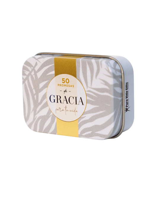 50 PROMESAS DE GRACIA: CAJA METÁLICA