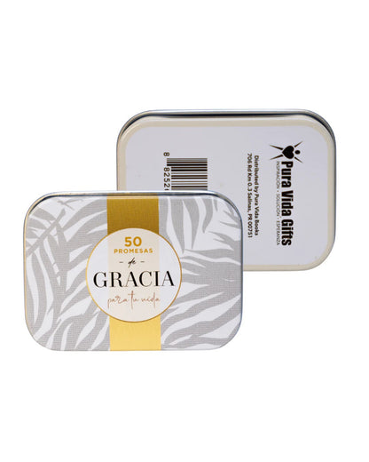 50 PROMESAS DE GRACIA: CAJA METÁLICA