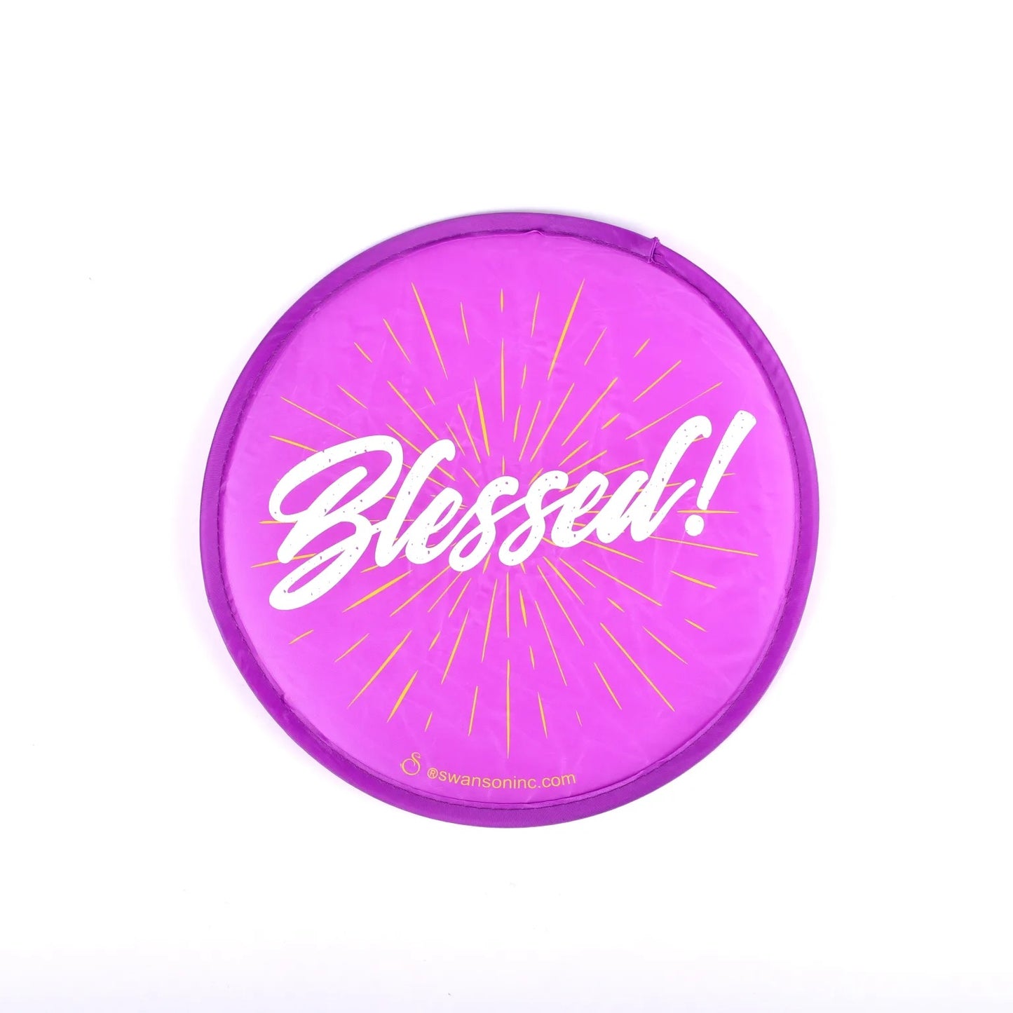 ABANICO PLEGABLE: "BLESSED!"