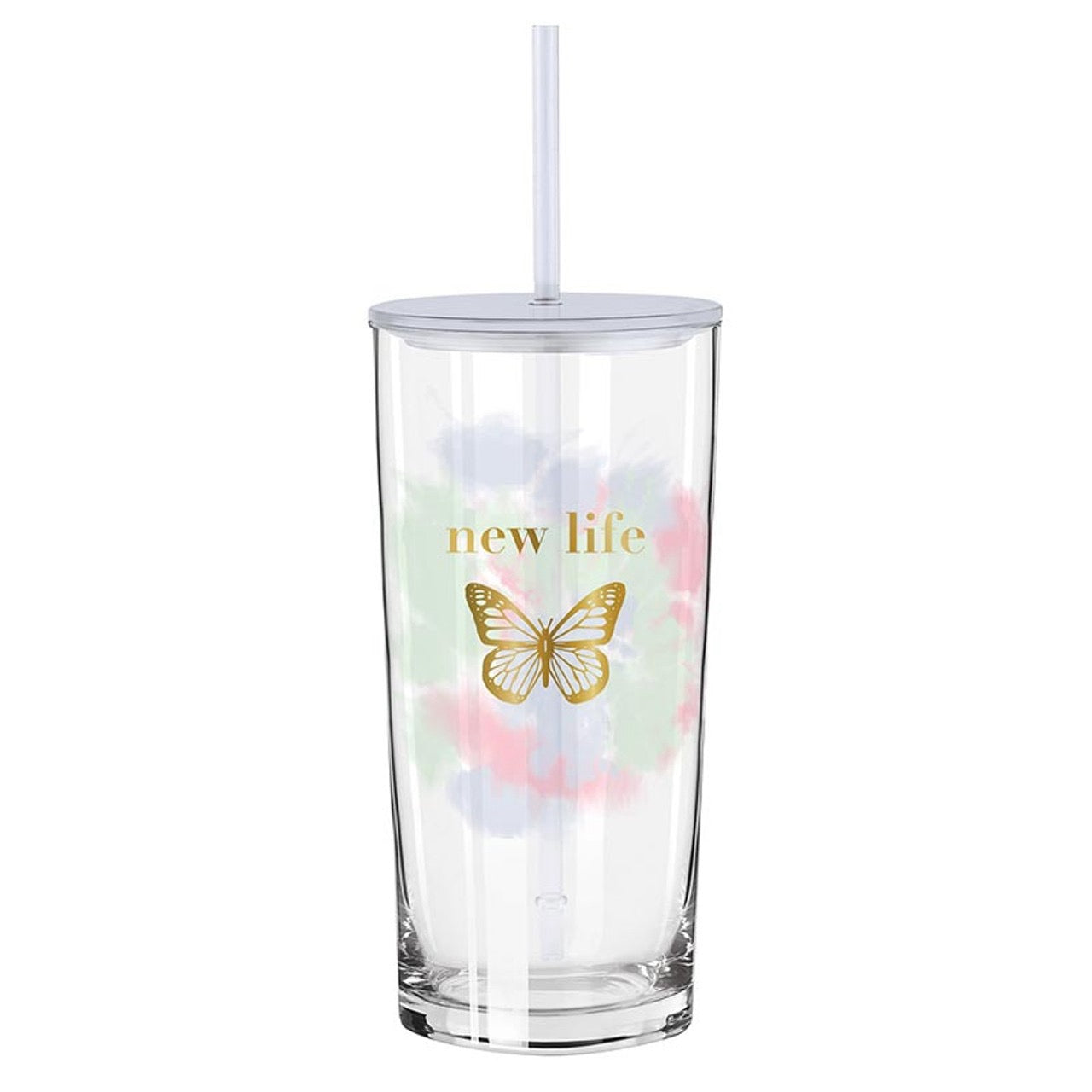 GLASS TUMBLER: NEW LIFE