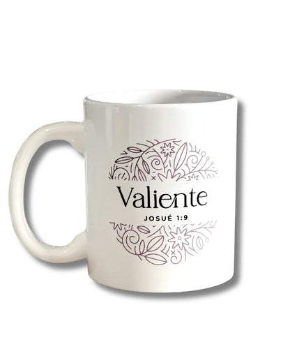 TAZA MINIMALISTA: VALIENTE