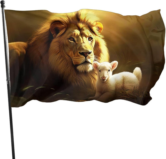 BANDERA: El CORDERO Y EL LEÓN