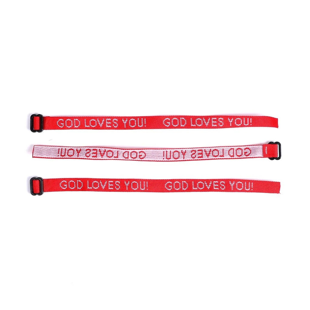 BRAZALETE:  "GOD LOVES YOU"