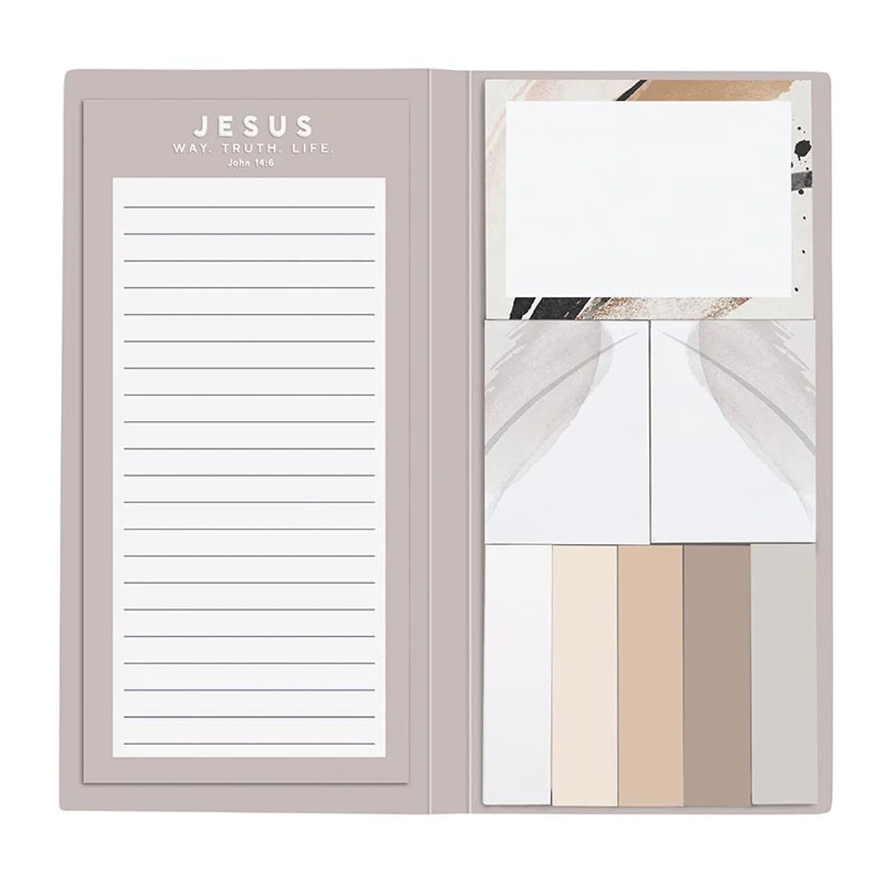 NOTAS ADHESIVAS: JESUS: THE WAY. THE TRUTH. THE LIFE