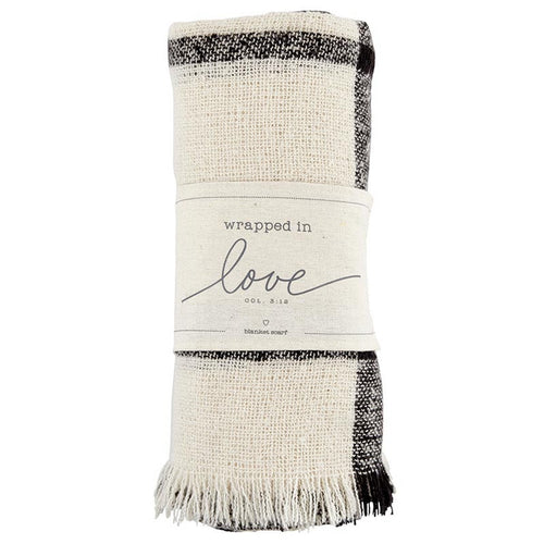 BUFANDA DE CUADROS GRANDES: WRAPPED IN LOVE