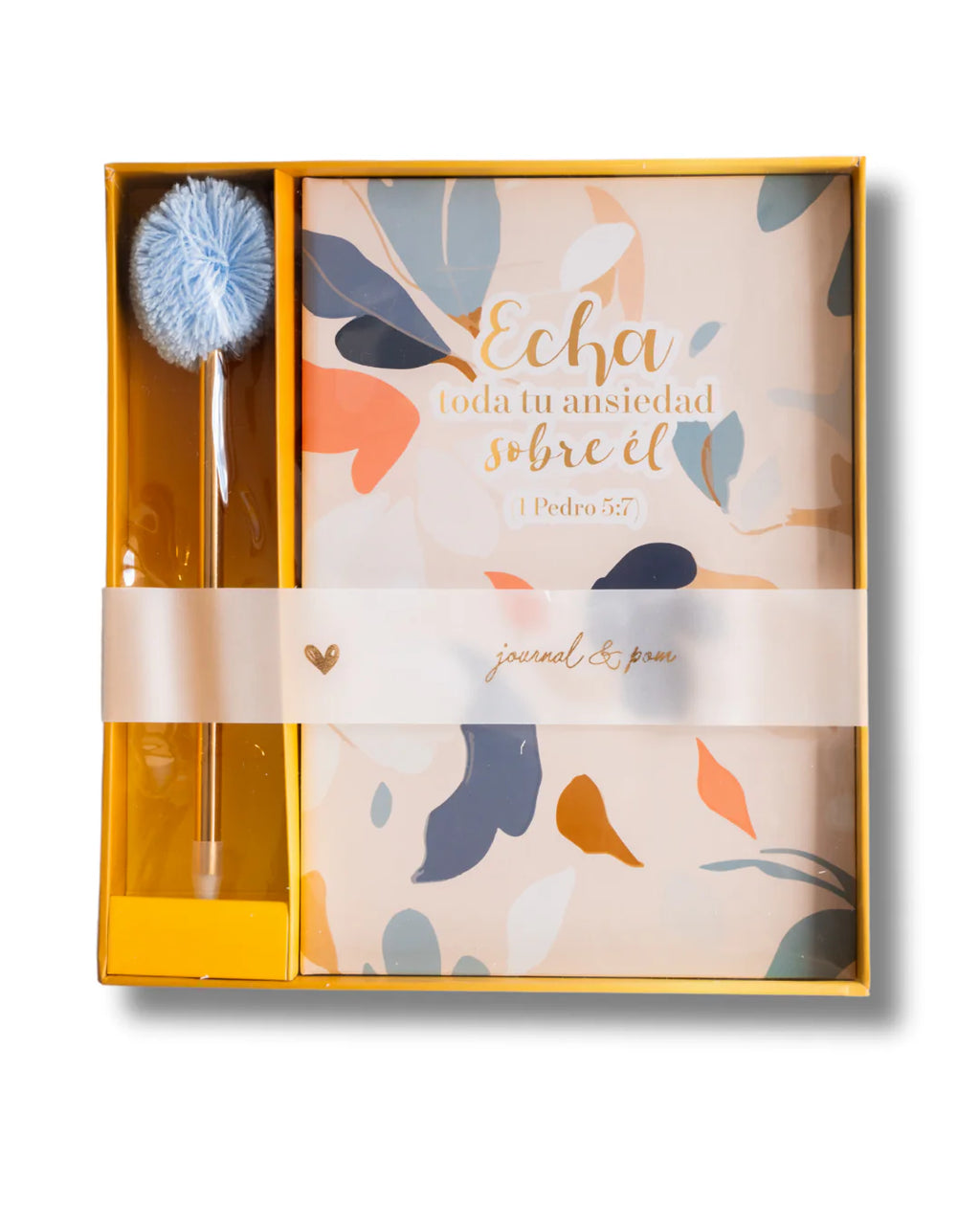 LIBRETA CON BOLIGRAFO POMPOM