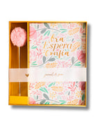 LIBRETA CON BOLIGRAFO POMPOM