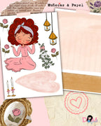 KIT STICKERS DULCE MUJER