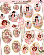 KIT STICKERS DULCE MUJER