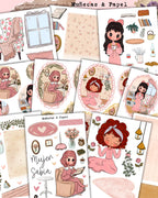 KIT STICKERS DULCE MUJER
