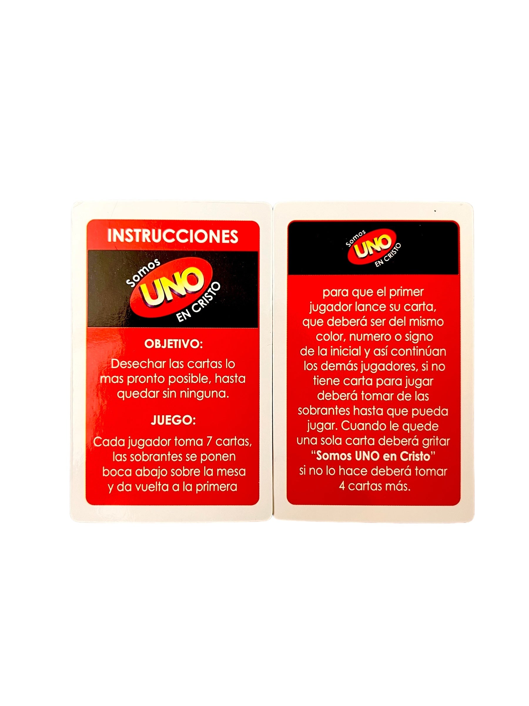 Instrucciones cartas uno on sale