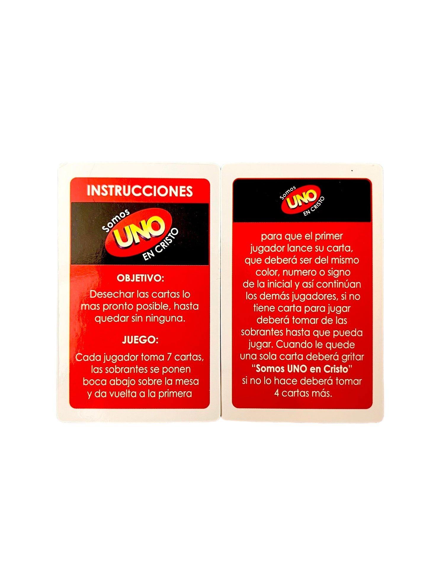 JUEGO DE CARTAS: SOMOS UNO EN CRISTO