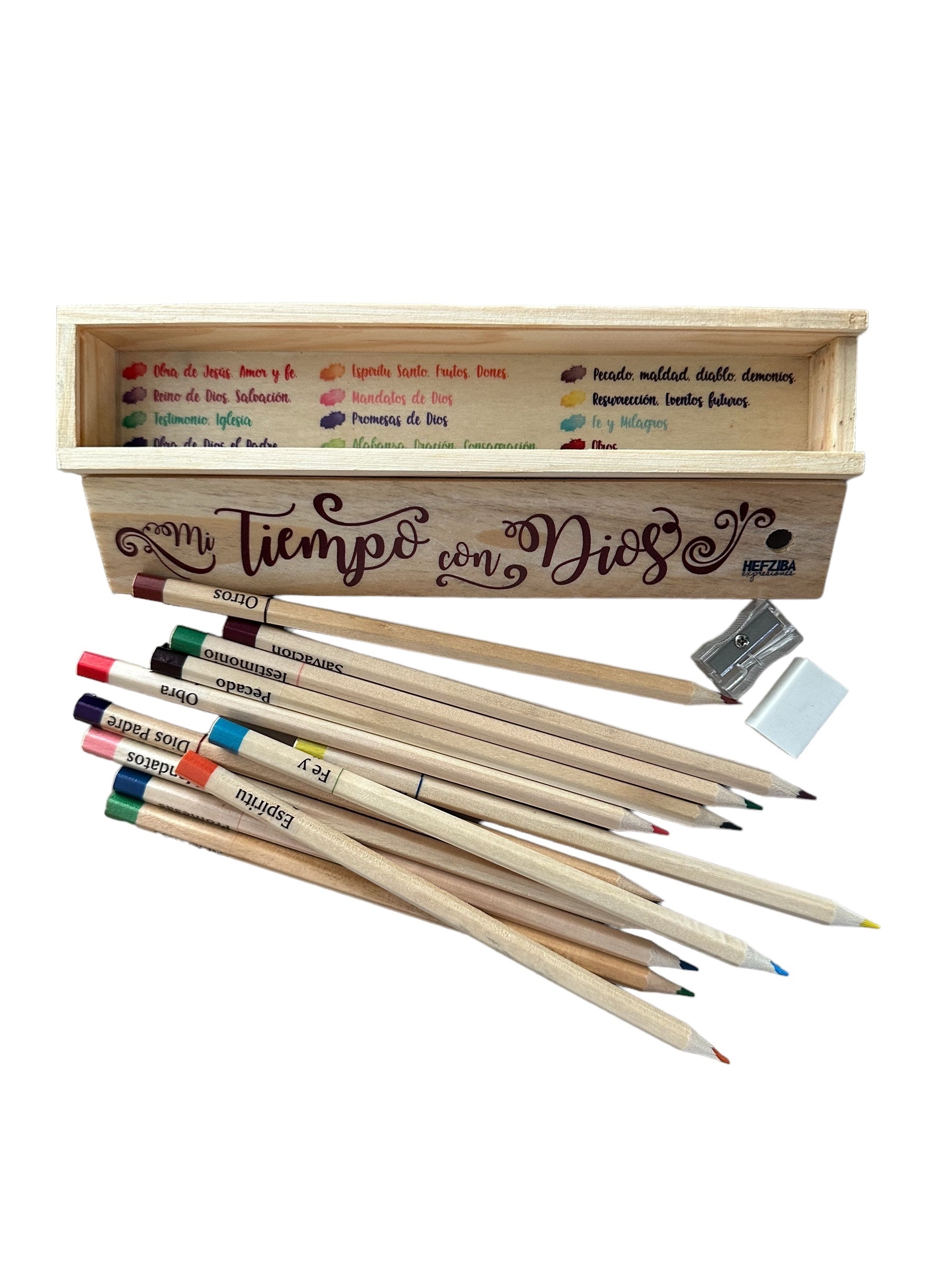 LAPICES DE COLORES: TIEMPO CON DIOS