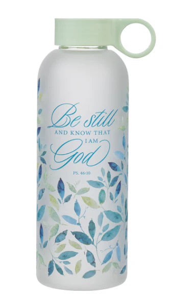 BOTELLA EN CRISTAL: BE STILL