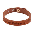 PULSERA EN CUERO: SALMO 46:1