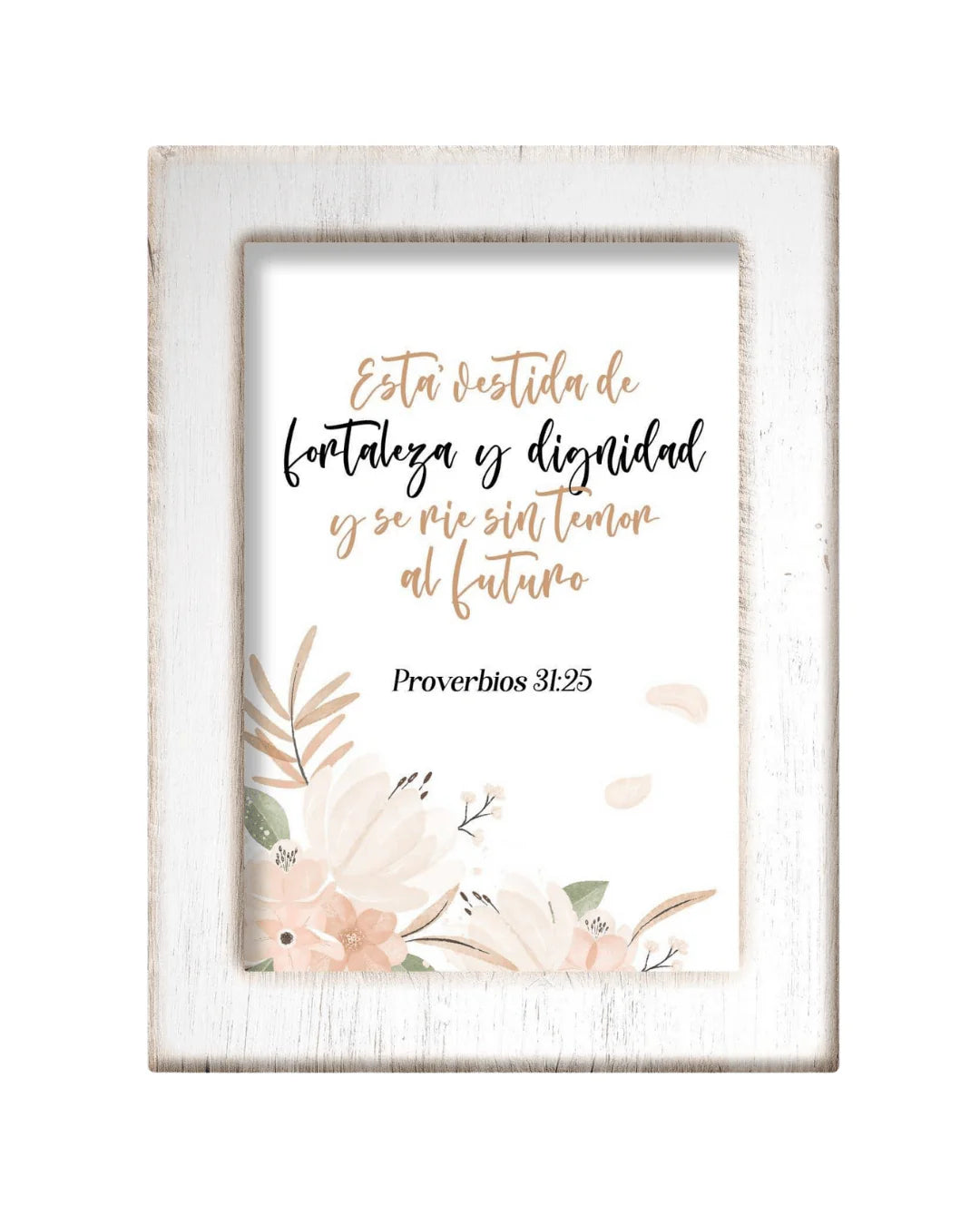 CUADRO: ESTA VESTIDA DE FORTALEZA