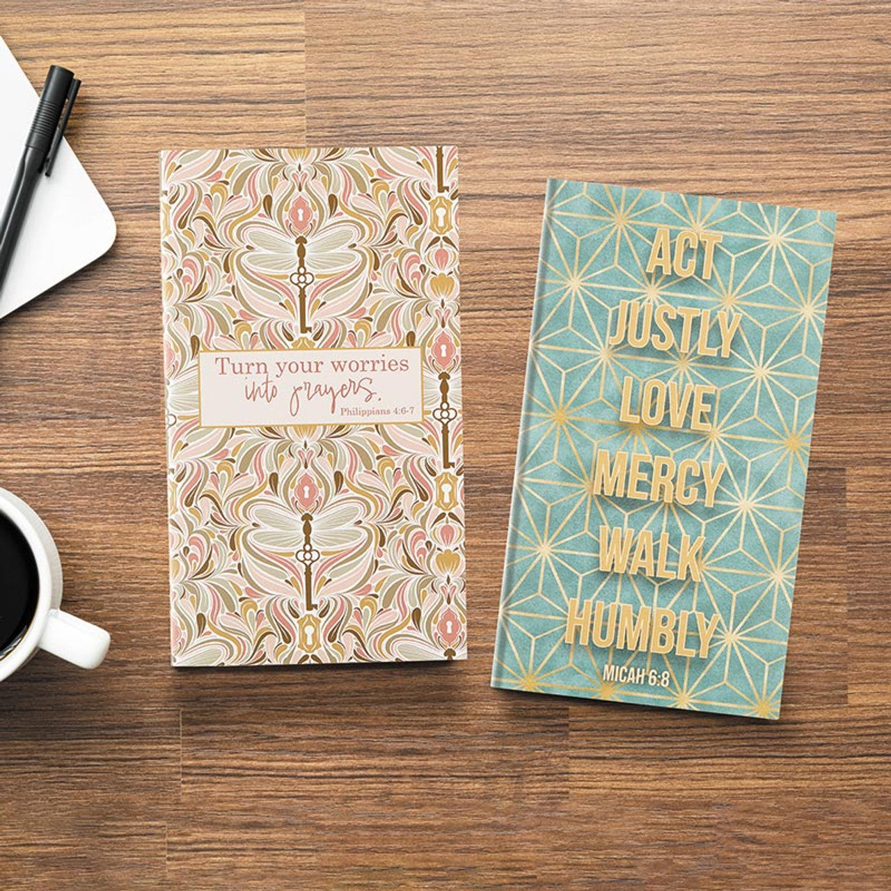 LIBRETA DE BOLSILLO: ACT, JUSTLY LOVE MERCY WALK HUMBLY