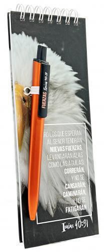 LIBRETA CON BOLÍGRAFO