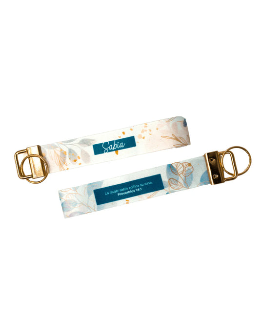 LLAVERO PULSERA: SABIA