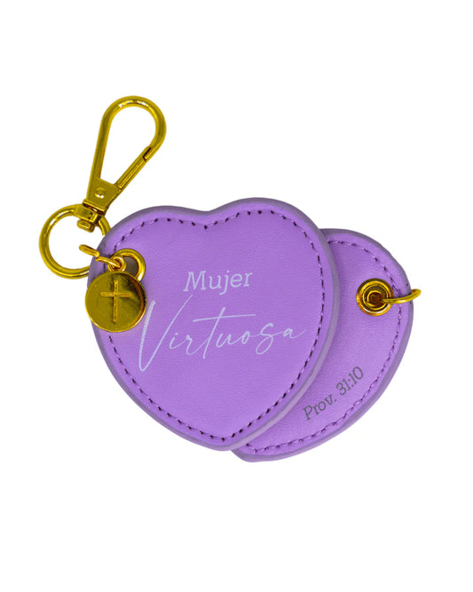 LLAVERO CORAZÓN: MUJER VIRTUOSA